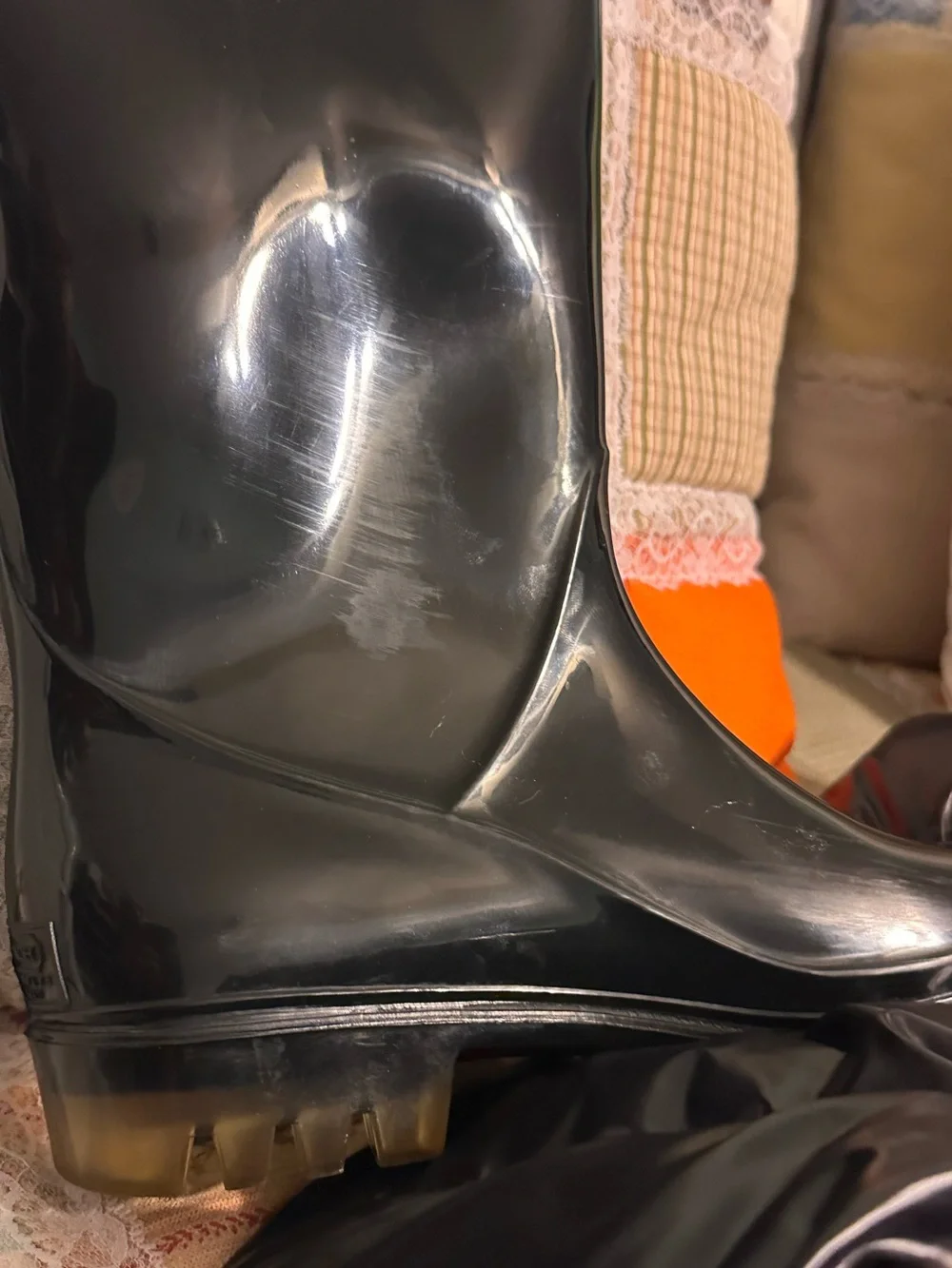 🔥 Authentic Coach Women’s Knee-High Rubber Rain Boots  Size 8🔥